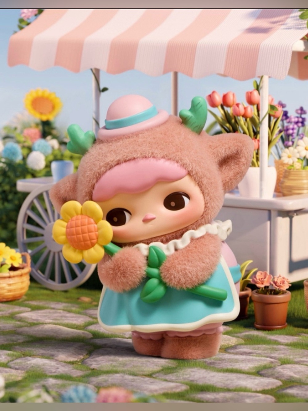 POP MART PUCKY Fairies' Market Series Florist